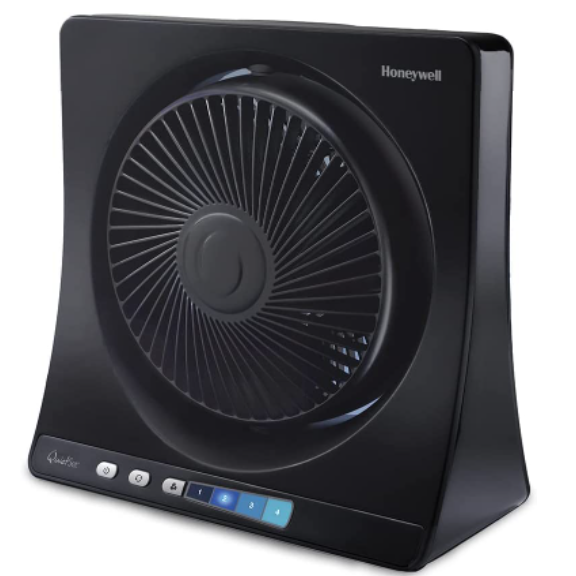 Honeywell QuietSet Oscillating Desk Fan - Black - HT354E1
