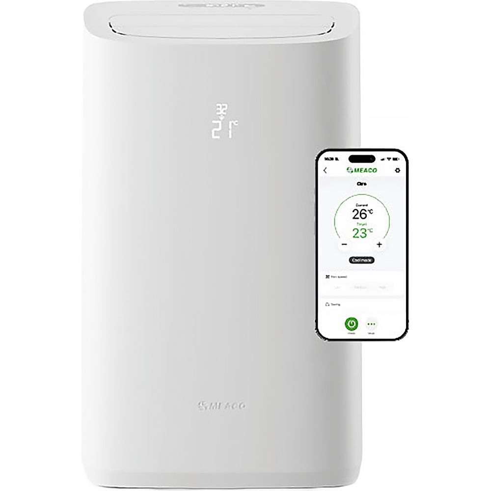 Meaco Cirro+ 16000 BTU Portable Air Conditioner – Inverter, Cooling & Heating, 42dB